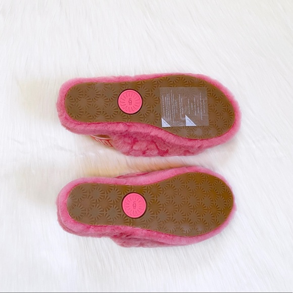 UGG Fluff Yeah Slide Poppy In Strawberry Sorbet - Picture 5 of 7